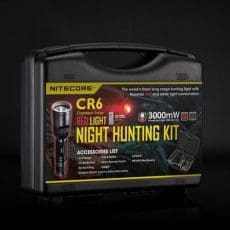 Ловен комплект от фенер с червен светодиод и аксесоари Nitecore CR6 Hunting Kit