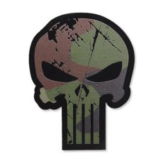 Рunisher Skull Woodland велкро гумена нашивка