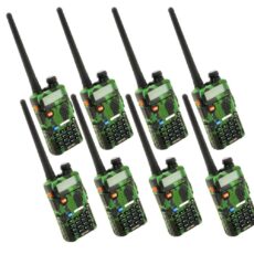 Уоки токи за лов Baofeng UV-5Rcamo — комплект от 8 броя